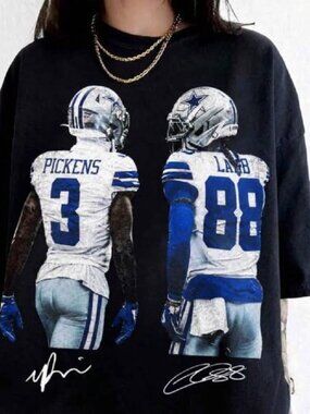George Pickens & Ceedee Lamb Dallas Cowboys Tee S Game Day Shirt